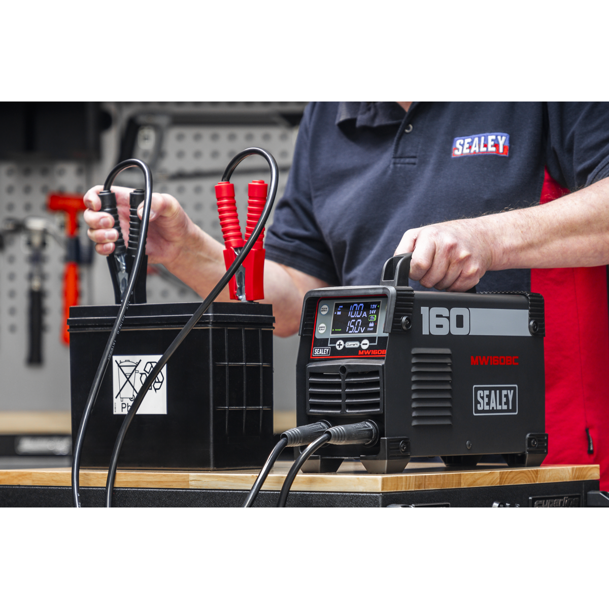 MMA/ARC Inverter Welder 160A & Battery Charger/Starter 200A 230V MW160BC