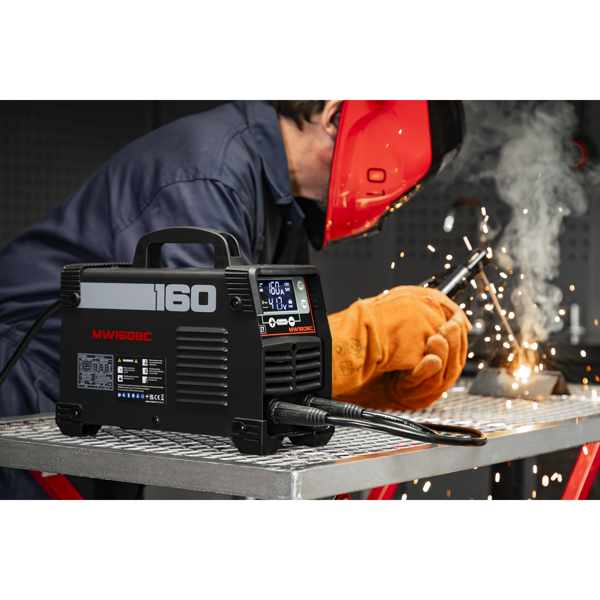 MMA/ARC Inverter Welder 160A & Battery Charger/Starter 200A 230V MW160BC