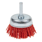 50mm Nylon Filament Cup Brush with 6mm Shaft NFB50