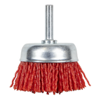 50mm Nylon Filament Cup Brush with 6mm Shaft NFB50