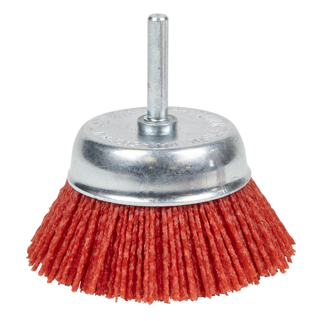 75mm Nylon Filament Cup Brush with 6mm Shaft NFB75