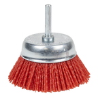 75mm Nylon Filament Cup Brush with 6mm Shaft NFB75