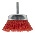 75mm Nylon Filament Cup Brush with 6mm Shaft NFB75