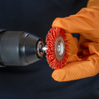 50mm Nylon Filament Circular Brush with 6mm Shaft NFBC50