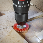 50mm Nylon Filament Circular Brush with 6mm Shaft NFBC50