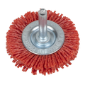 50mm Nylon Filament Circular Brush with 6mm Shaft NFBC50
