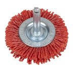 50mm Nylon Filament Circular Brush with 6mm Shaft NFBC50