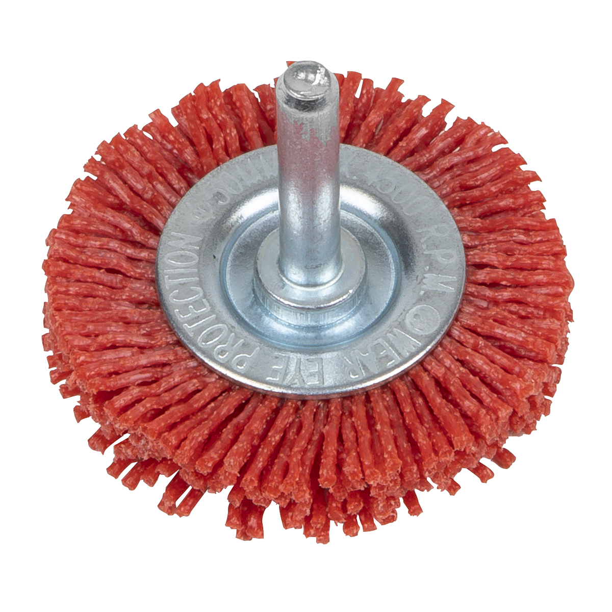 50mm Nylon Filament Circular Brush with 6mm Shaft NFBC50