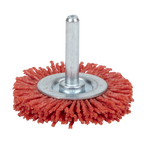 50mm Nylon Filament Circular Brush with 6mm Shaft NFBC50