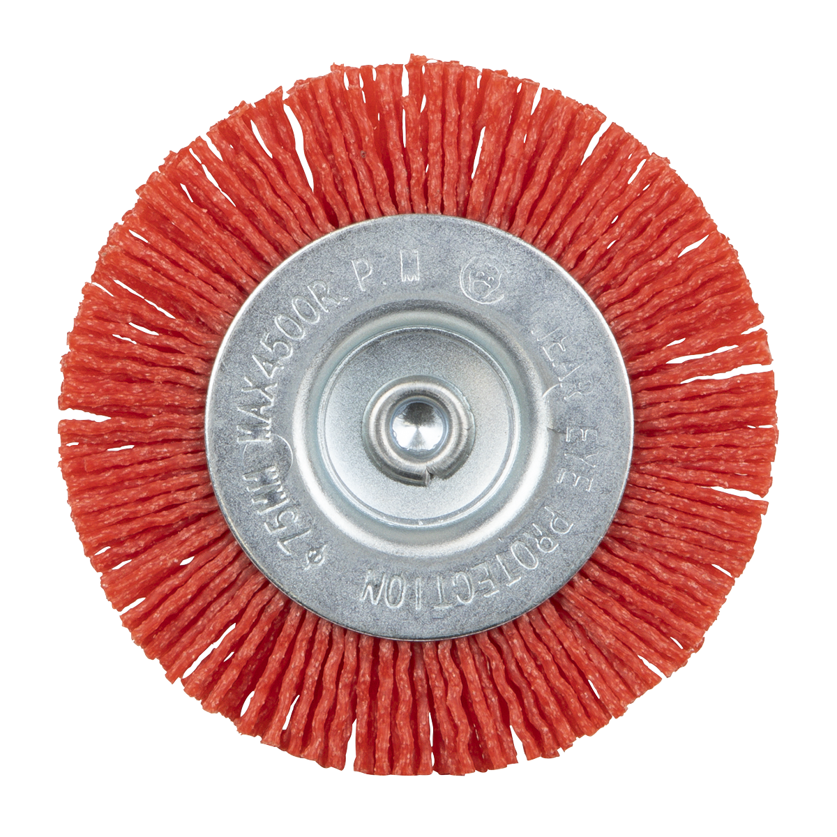 75mm Nylon Filament Circular Brush with 6mm Shaft NFBC75