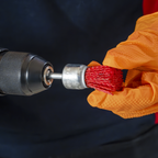 25mm Nylon Filament End Brush with 6mm Shaft NFBE25