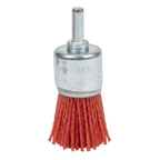 25mm Nylon Filament End Brush with 6mm Shaft NFBE25