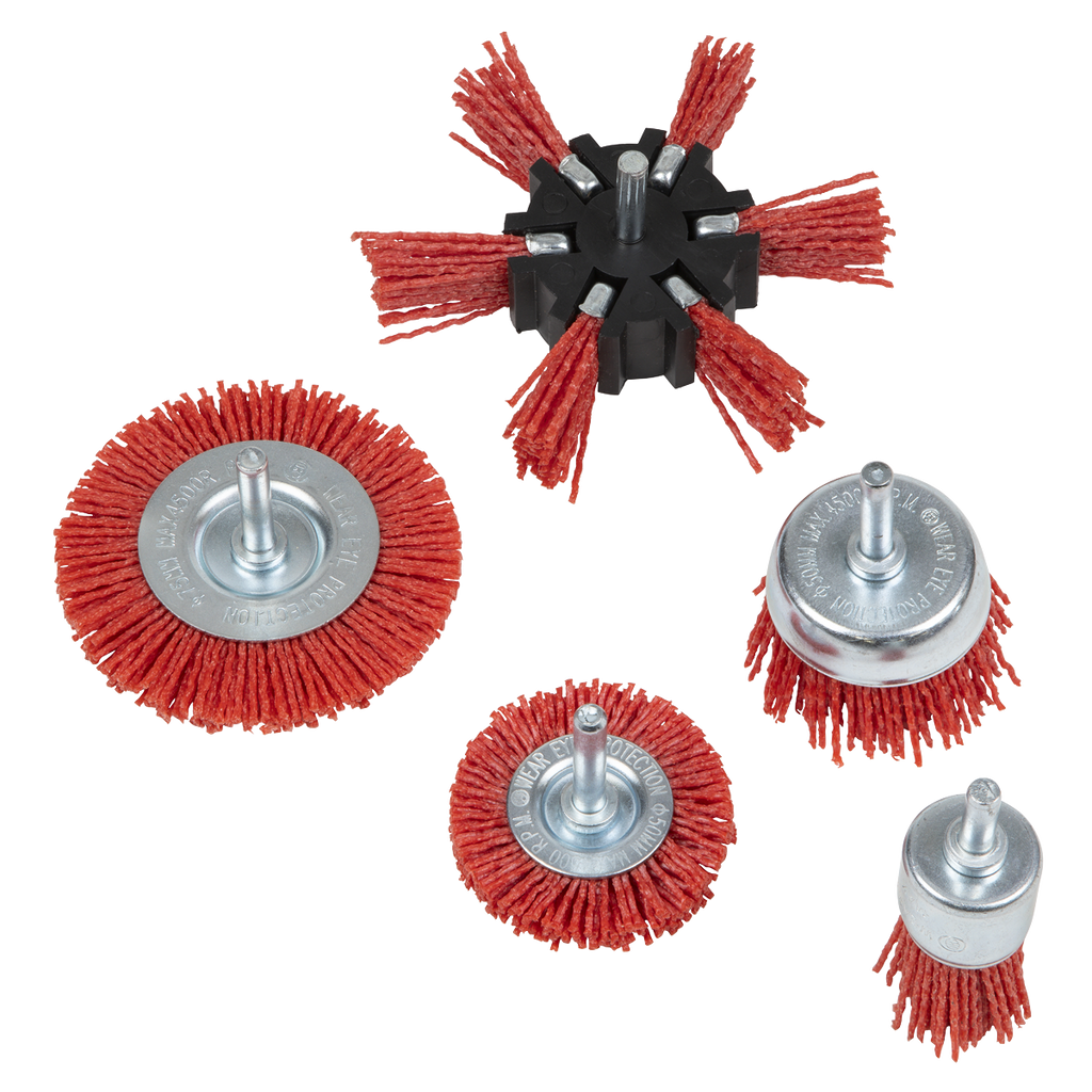 Nylon Filament Brush Set 5pc NFBS05