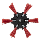100mm Nylon Filament Strip Brush with 6mm Shaft NFBS100