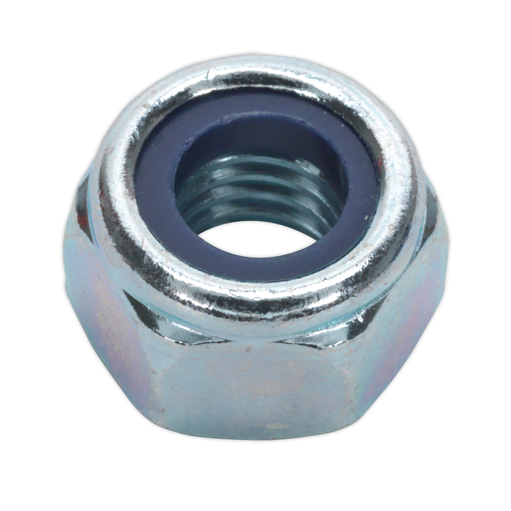 Zinc Plated Nylon Locknut M10, DIN 982 - Pack of 100 NLN10