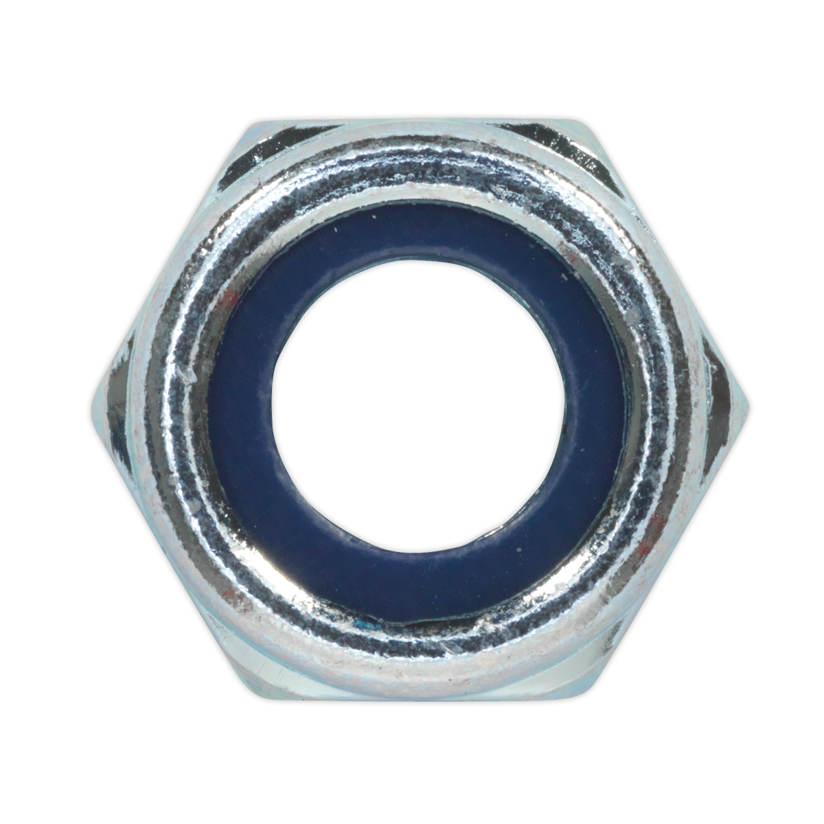 Zinc Plated Nylon Locknut M10, DIN 982 - Pack of 100 NLN10