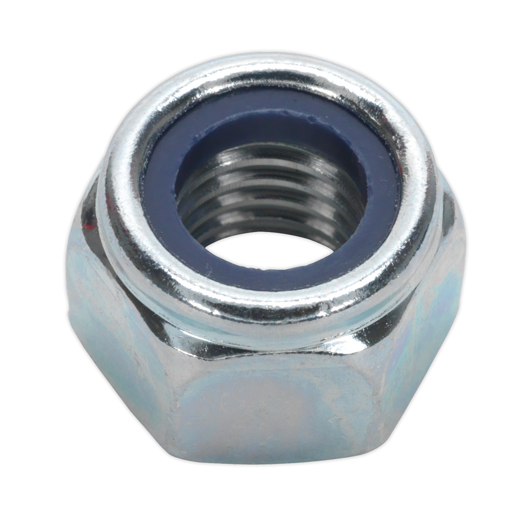 Zinc Plated Nylon Locknut M12, DIN 982 - Pack of 25 NLN12