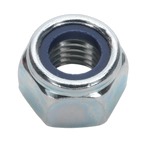 Zinc Plated Nylon Locknut M12, DIN 982 - Pack of 25 NLN12