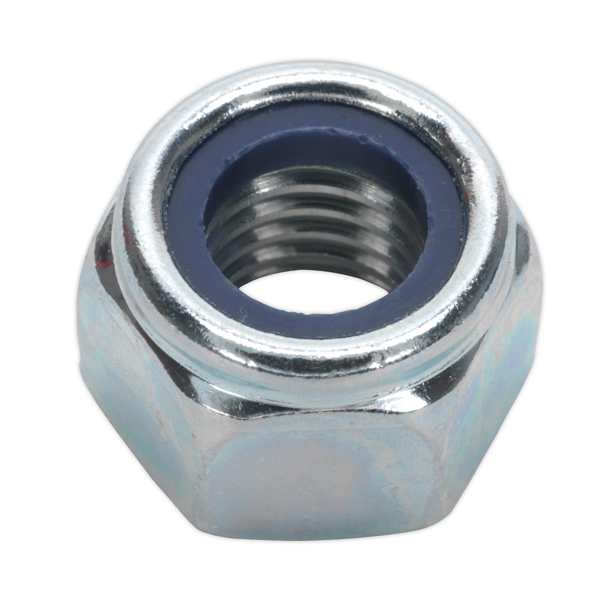 Zinc Plated Nylon Locknut M12, DIN 982 - Pack of 25 NLN12