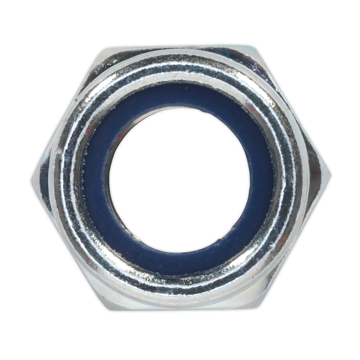 Zinc Plated Nylon Locknut M12, DIN 982 - Pack of 25 NLN12