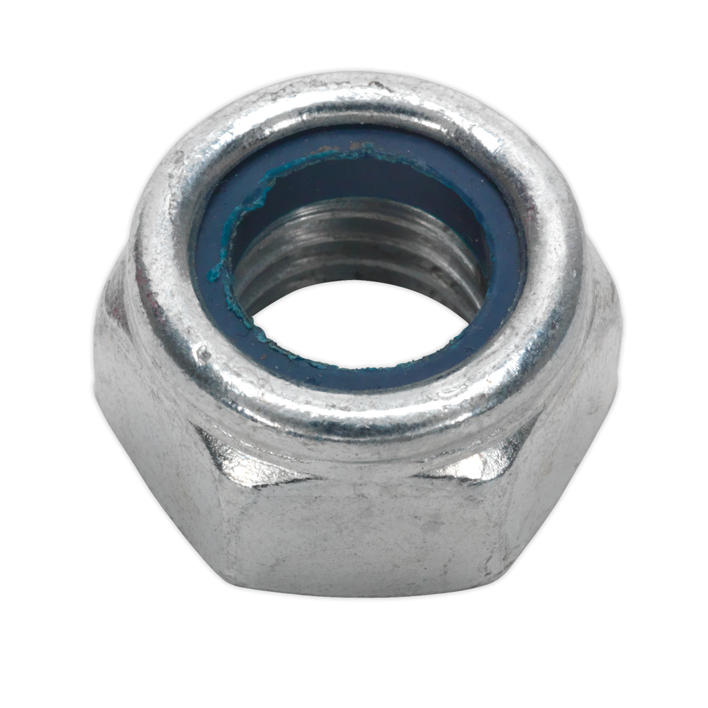 Zinc Plated Nylon Locknut M14, DIN 982 - Pack of 25 NLN14