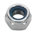 Zinc Plated Nylon Locknut M14, DIN 982 - Pack of 25 NLN14