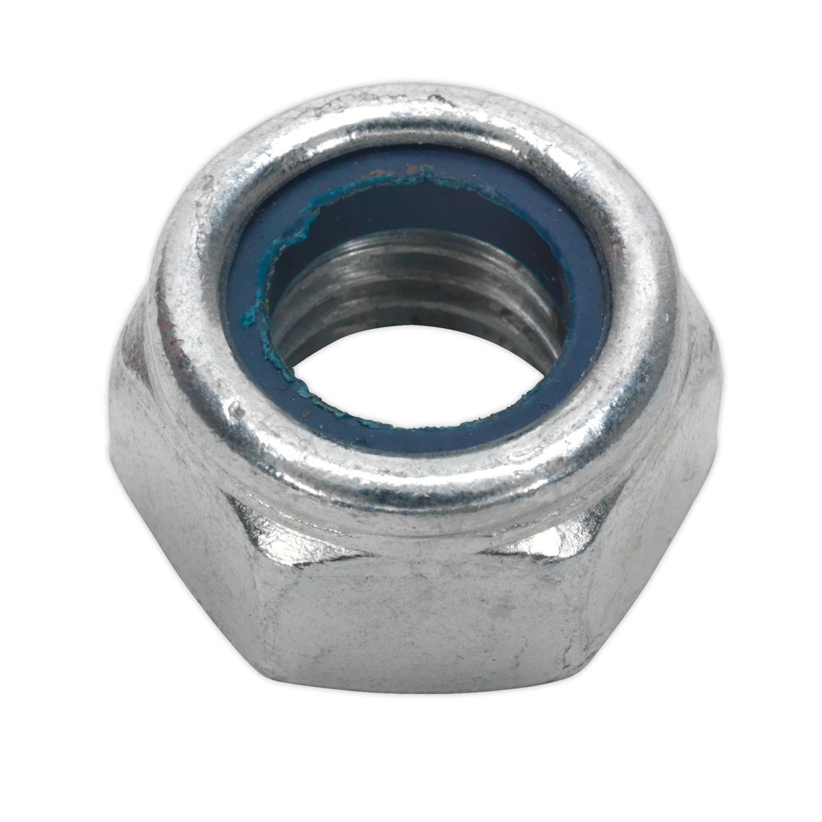 Zinc Plated Nylon Locknut M14, DIN 982 - Pack of 25 NLN14