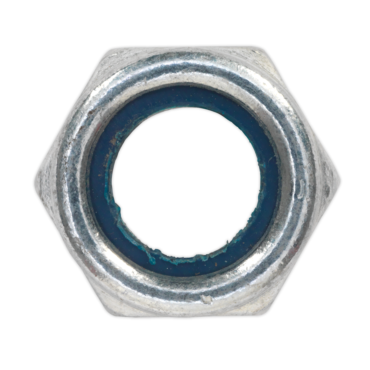 Zinc Plated Nylon Locknut M14, DIN 982 - Pack of 25 NLN14