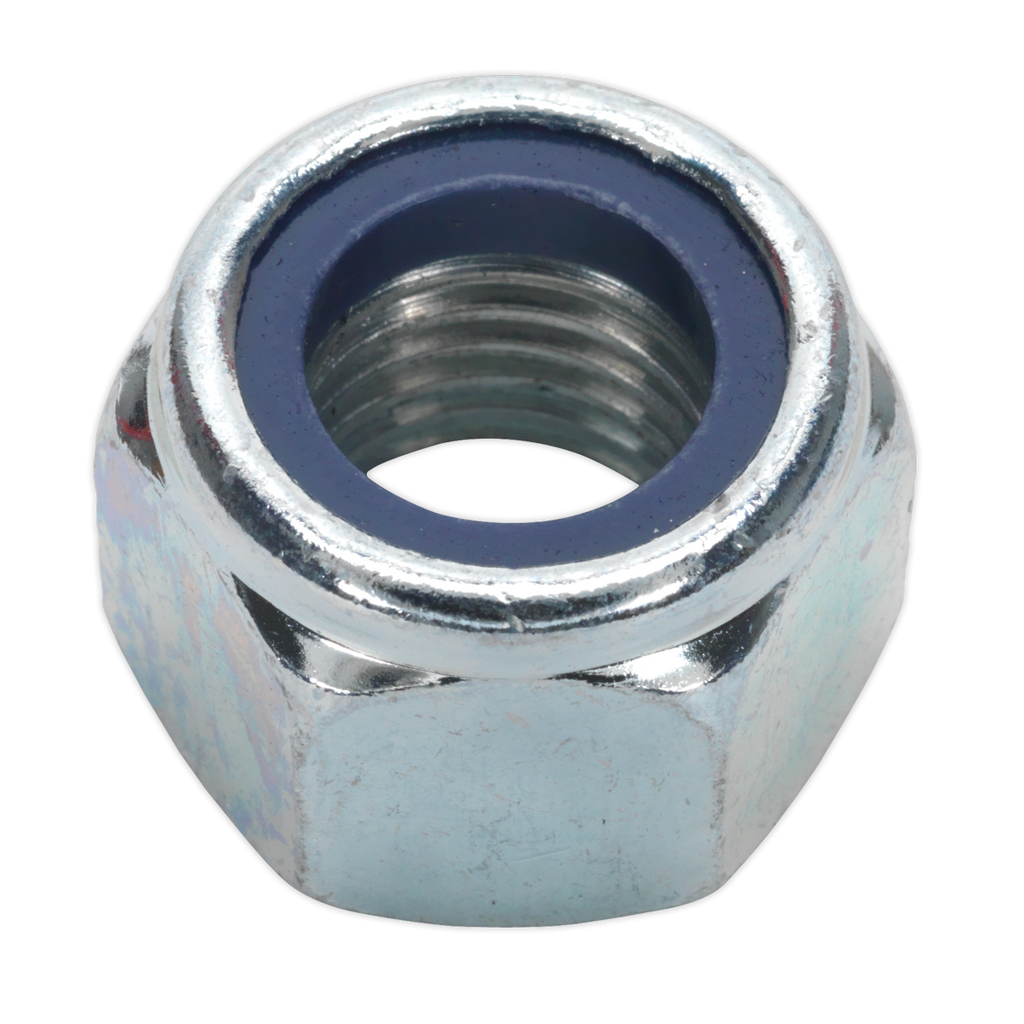 Zinc Plated Nylon Locknut M16, DIN 982 - Pack of 25 NLN16