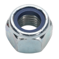 Zinc Plated Nylon Locknut M16, DIN 982 - Pack of 25 NLN16