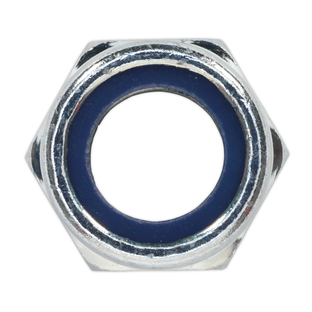 Zinc Plated Nylon Locknut M16, DIN 982 - Pack of 25 NLN16