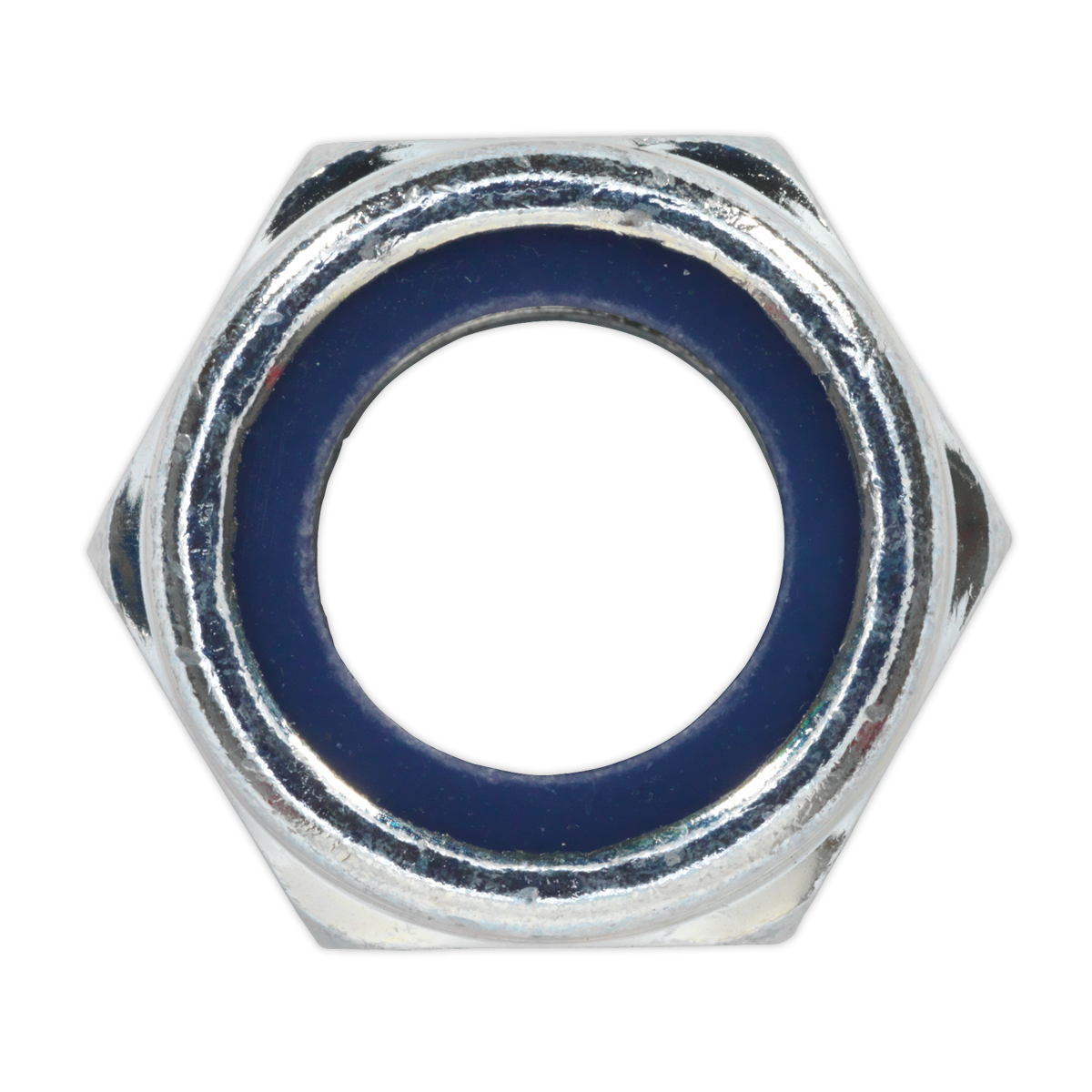 Zinc Plated Nylon Locknut M16, DIN 982 - Pack of 25 NLN16