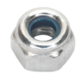 Zinc Plated Nylon Locknut M4, DIN 982 - Pack of 100 NLN4