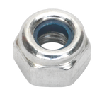 Zinc Plated Nylon Locknut M4, DIN 982 - Pack of 100 NLN4