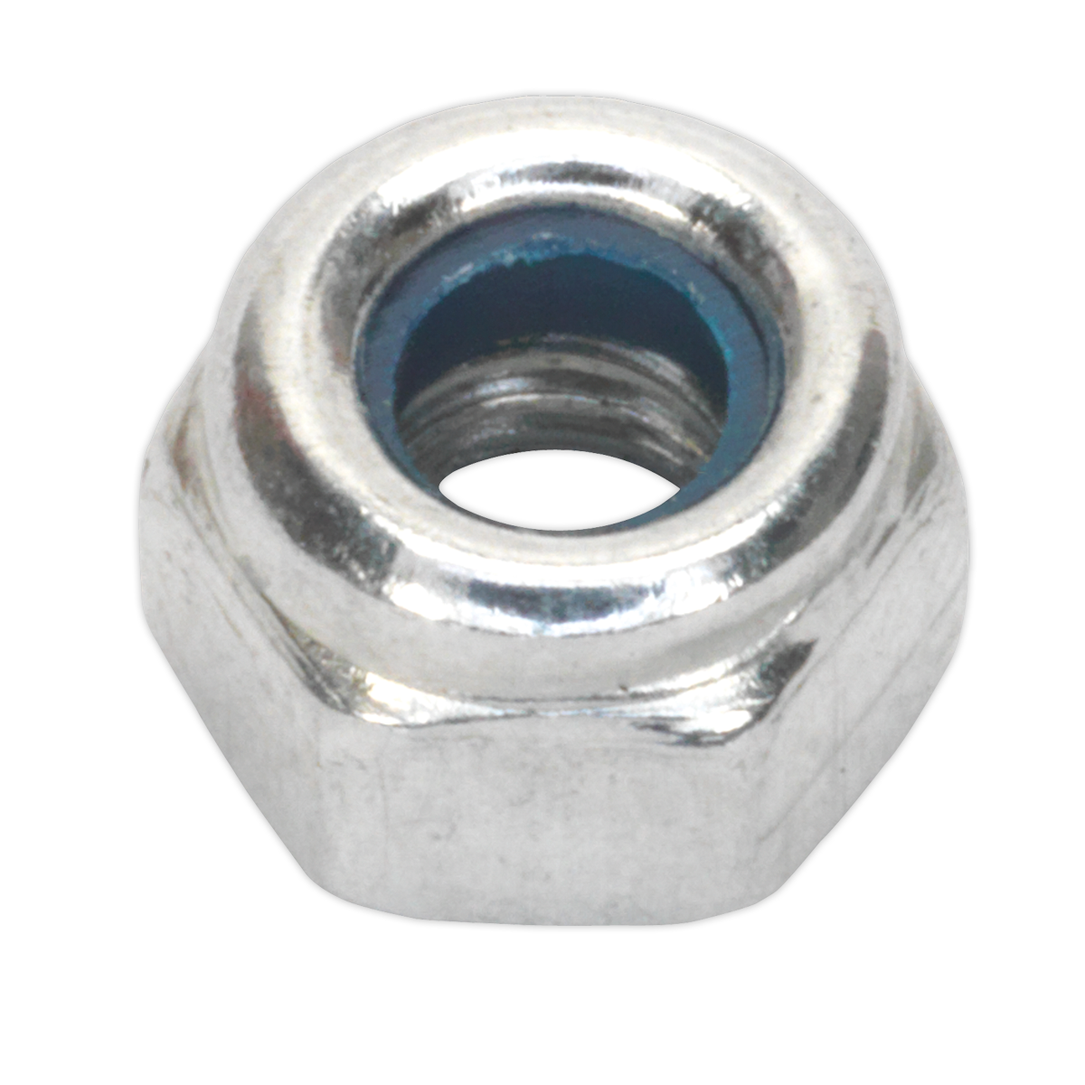 Zinc Plated Nylon Locknut M4, DIN 982 - Pack of 100 NLN4