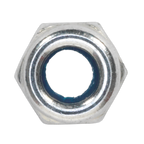 Zinc Plated Nylon Locknut M4, DIN 982 - Pack of 100 NLN4