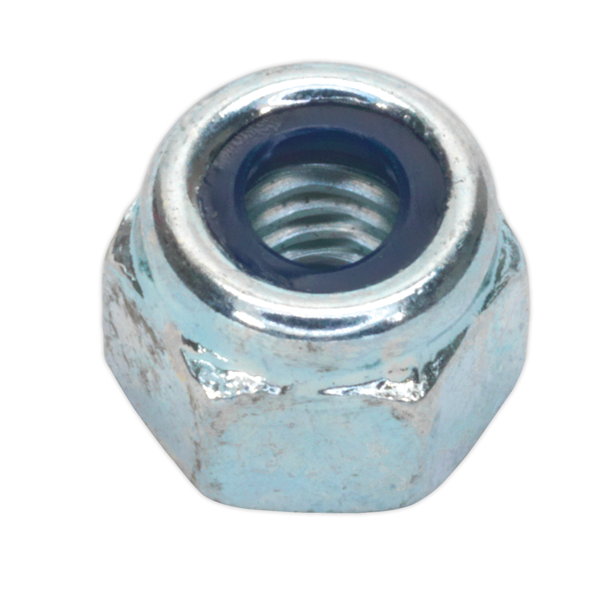 Zinc Plated Nylon Locknut M5, DIN 982 - Pack of 100 NLN5