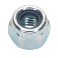 Zinc Plated Nylon Locknut M6, DIN 982 - Pack of 100 NLN6