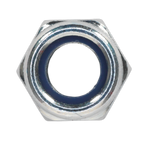 Zinc Plated Nylon Locknut M8, DIN 982 - Pack of 100 NLN8
