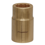 Non-Sparking Socket 1/2"Sq Drive 15mm NS048