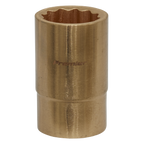 Non-Sparking Socket 1/2"Sq Drive 18mm NS051