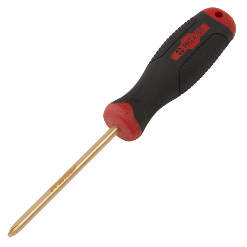 #2 x 100mm Phillips Screwdriver - Non-Sparking NS097