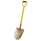 Non-Sparking Round Point Shovel 240 x 420 x 990mm NS107