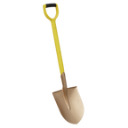 Non-Sparking Round Point Shovel 240 x 420 x 990mm NS107