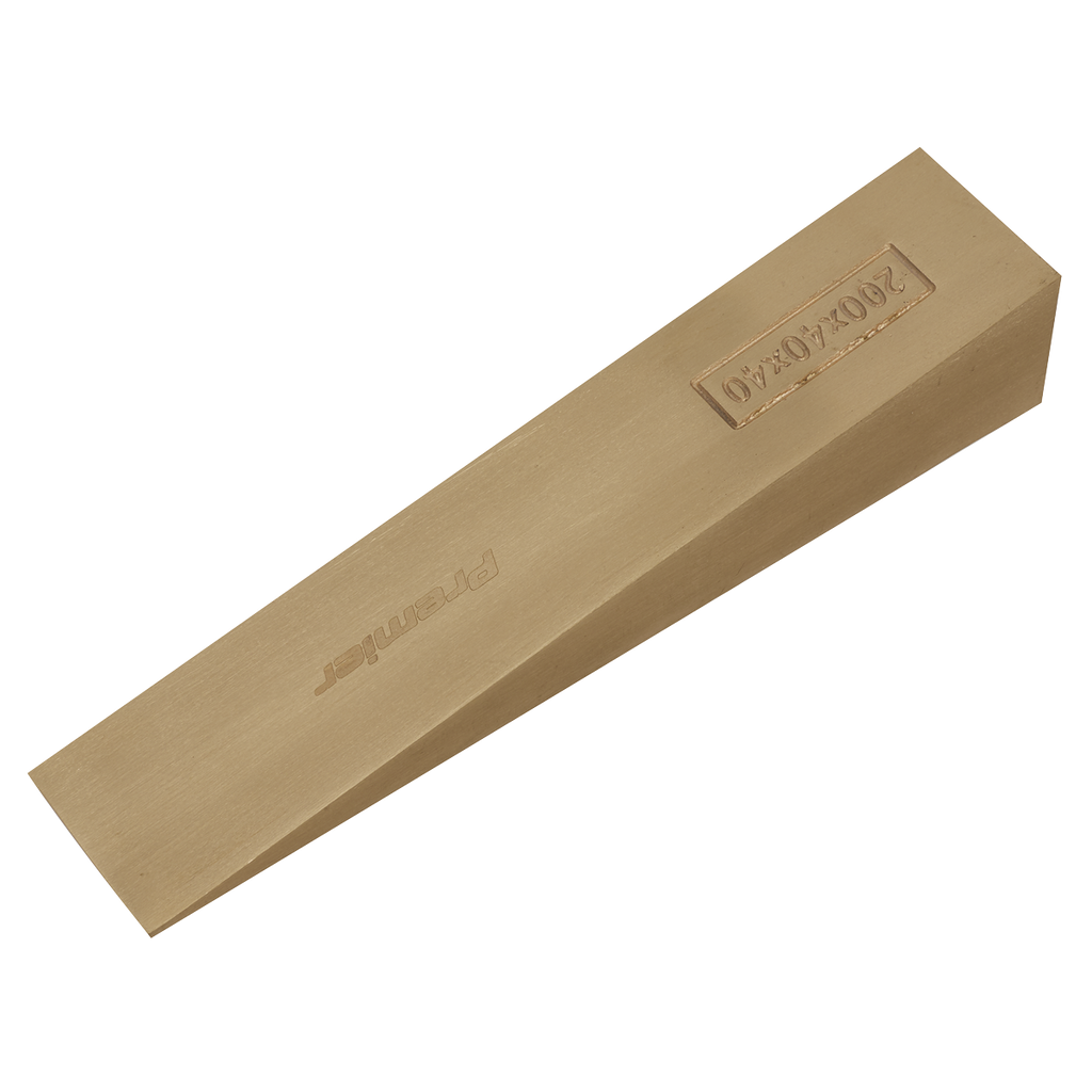 Non-Sparking Wedge 200 x 40 x 40mm NS122