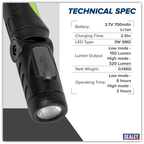 Rechargeable Neck Torch 3W SMD LED NT320LED