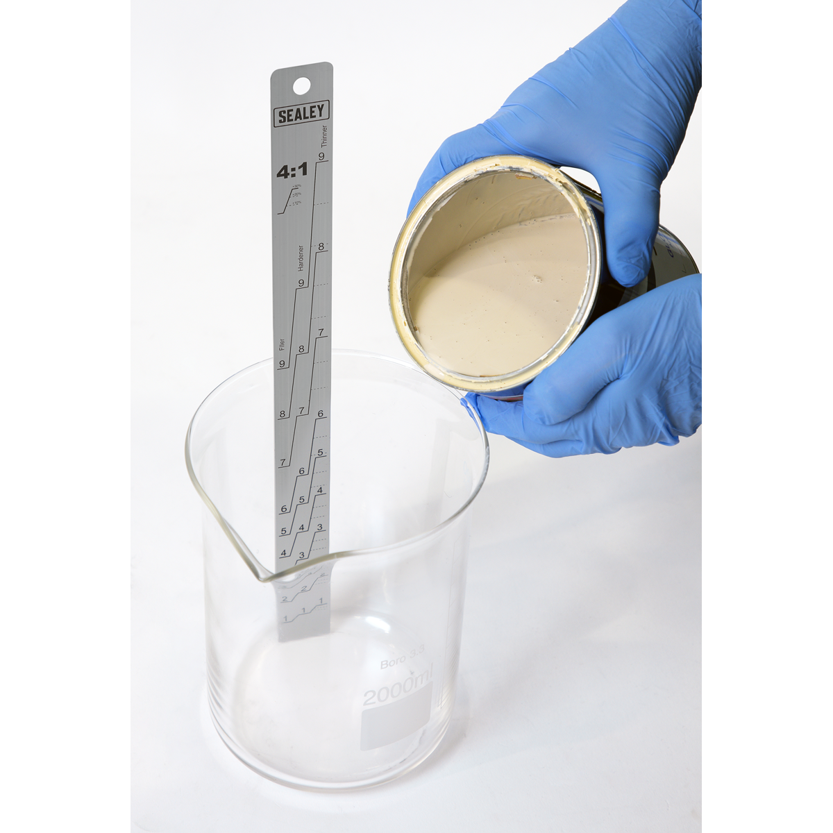 Aluminium Paint Measuring Stick 2:1/4:1 PA04