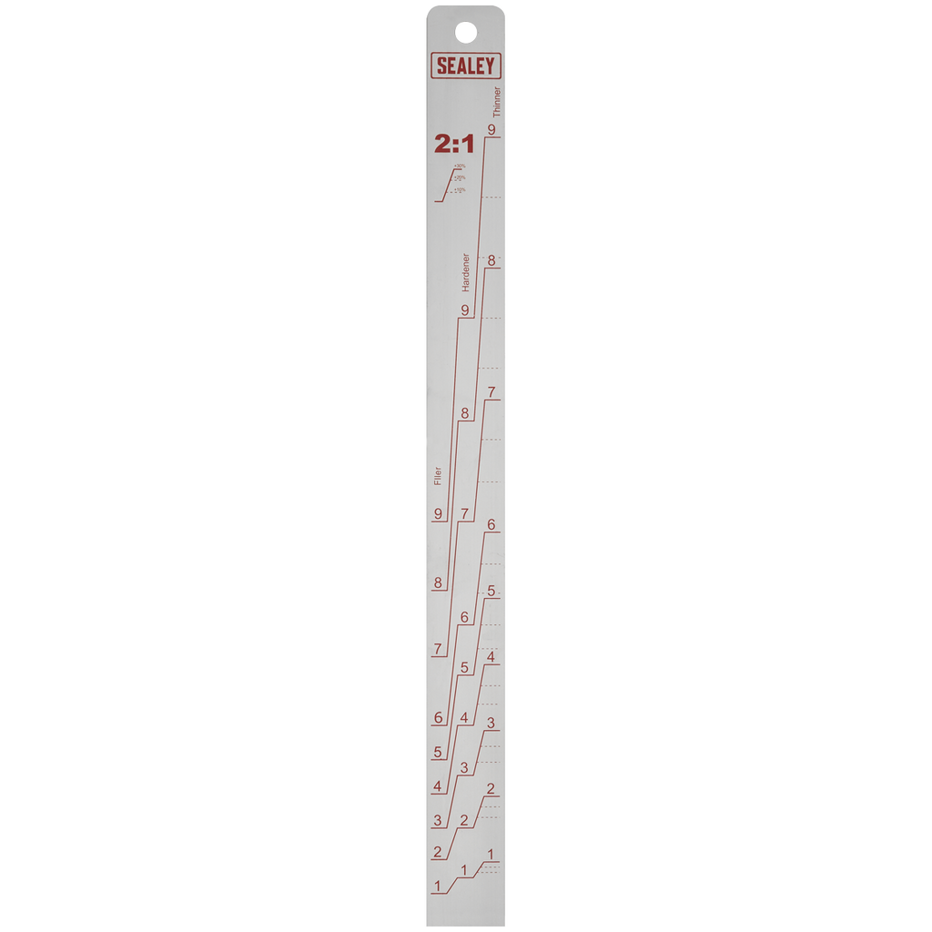 Aluminium Paint Measuring Stick 2:1/4:1 PA04