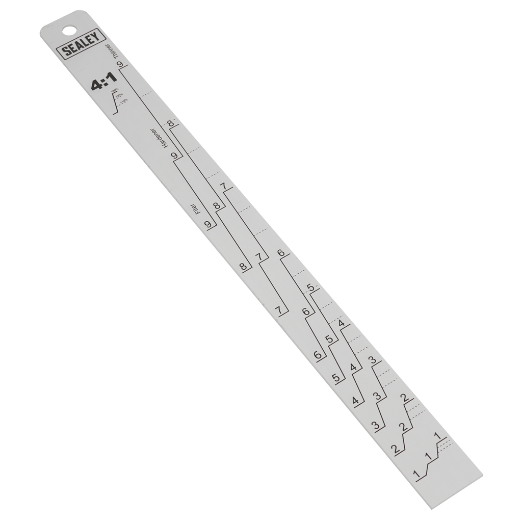 Aluminium Paint Measuring Stick 2:1/4:1 PA04