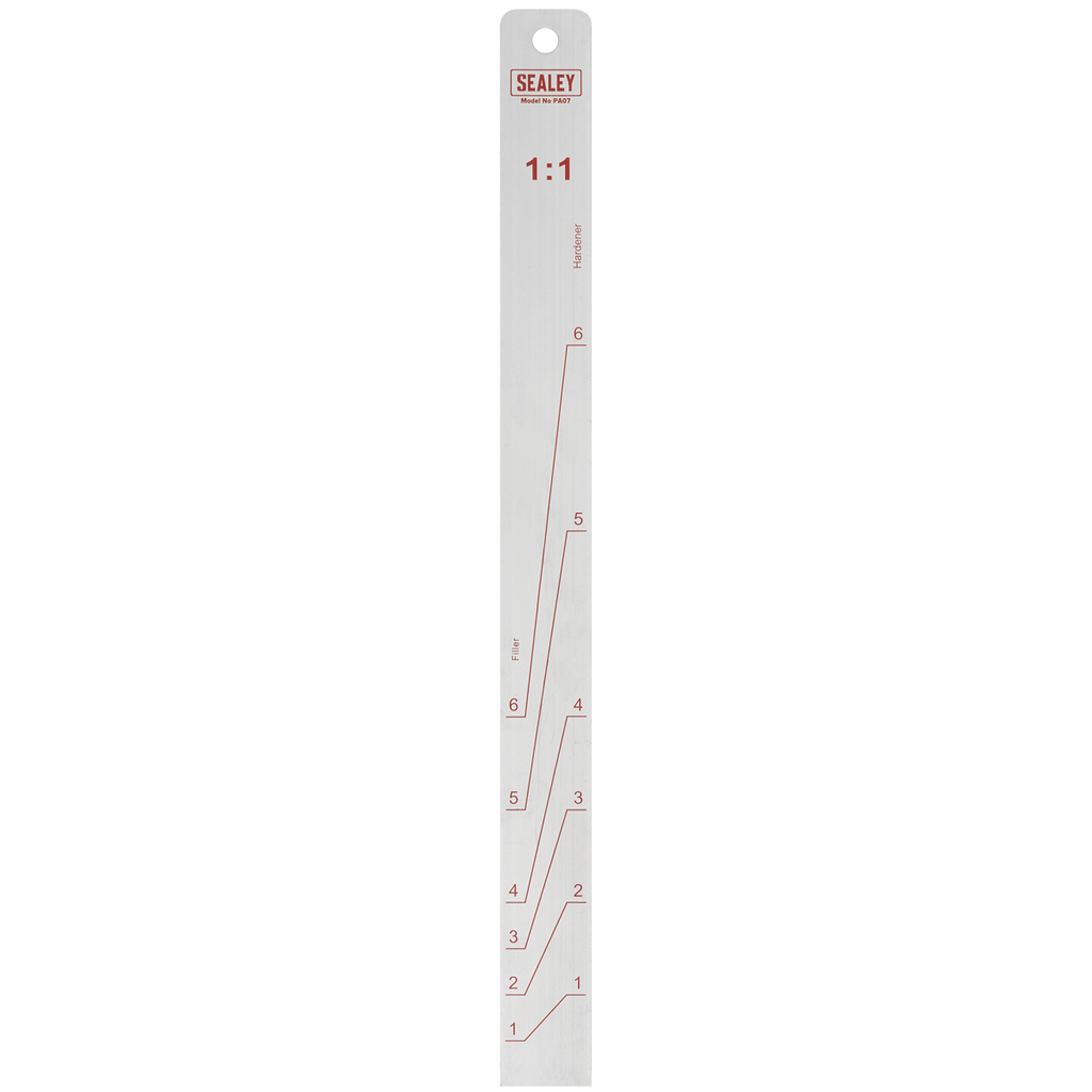 Aluminium Paint Measuring Stick 1:1/3:1 PA07